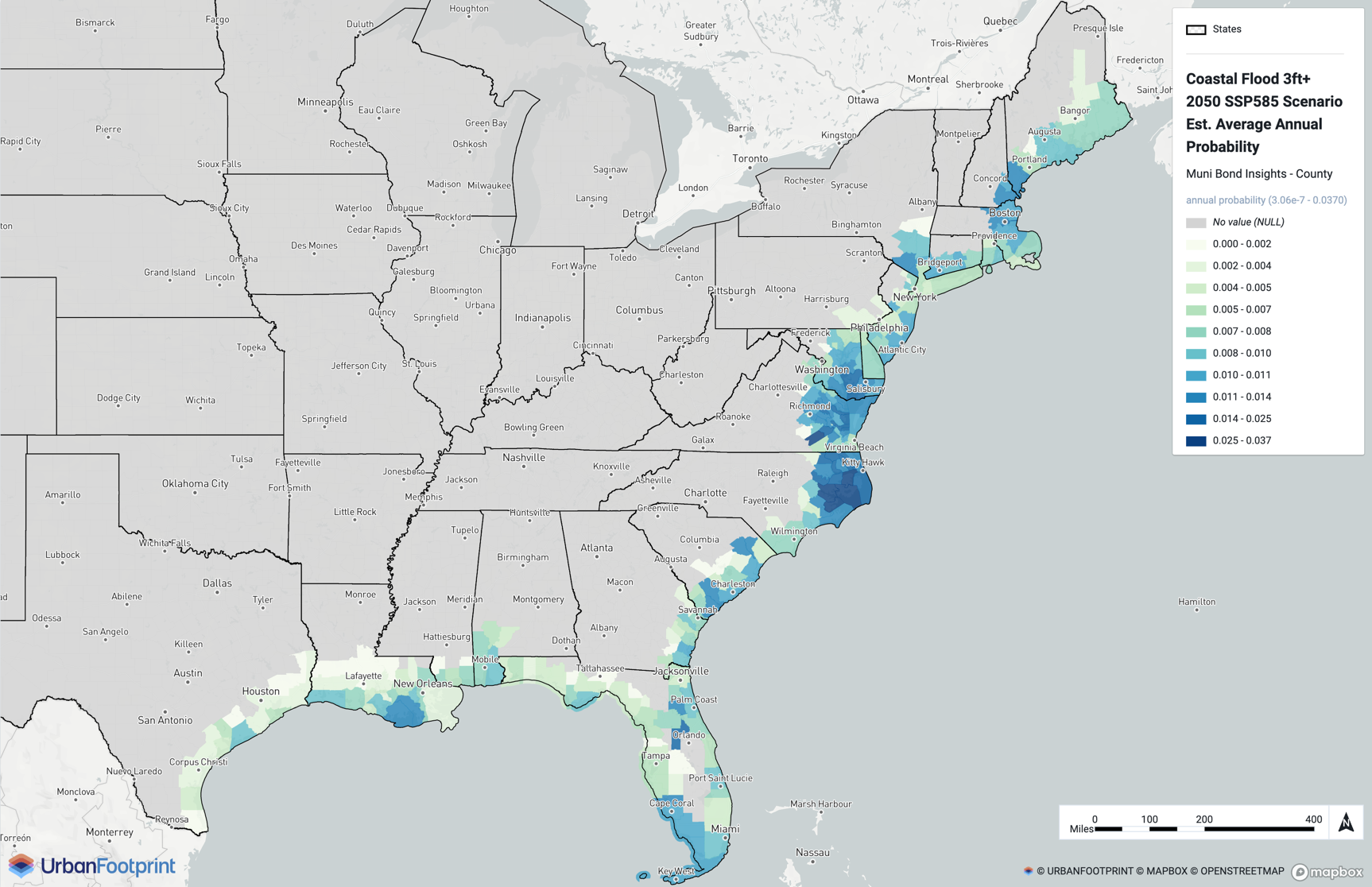 CoastalFloodthreefeet_Eastcoast_2050SSP585.png